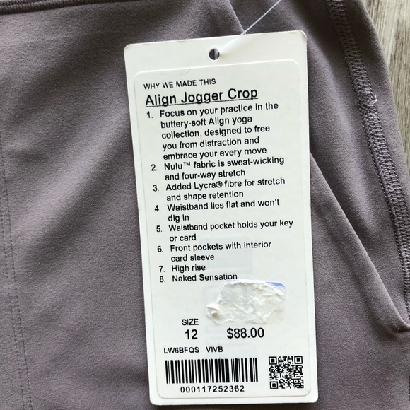 Lululemon Align Jogger Crop *23" - VIVB - Picture 10 of 14
